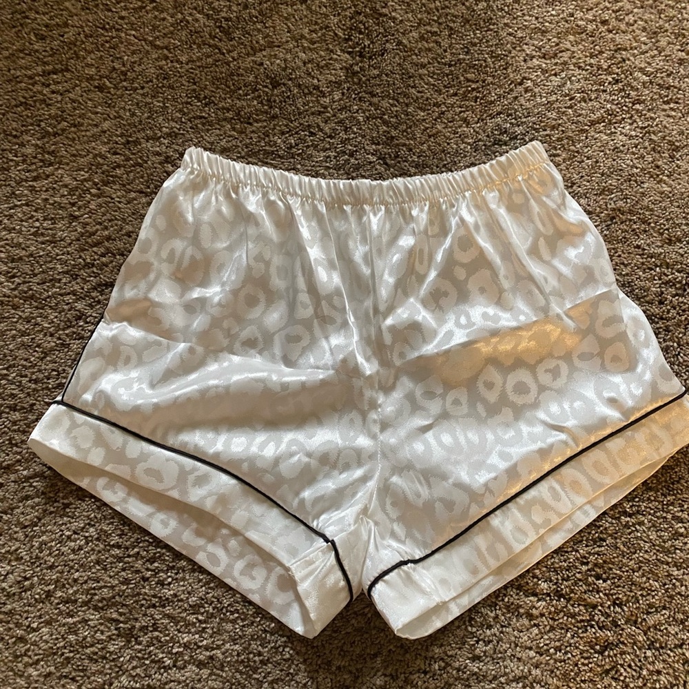 SHEIN leopard print pajama shorts